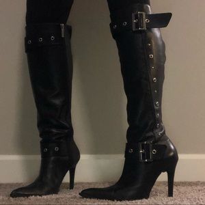 Harley-Davidson high heel black boots
